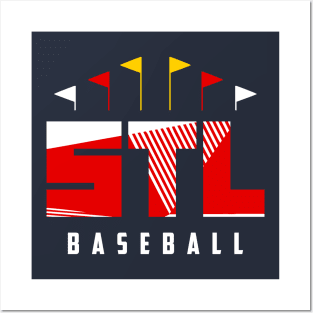 STL Baseball Ballpark Posters and Art